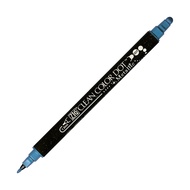 【Kuretake 日本吳竹】ZIG Clean Color Dot 點點筆 金屬色 藍色 (TC-8100-125)