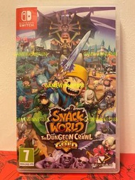 （中古二手）Switch NS遊戲 祕寶世界 零食世界 點心世界 黃金版 SNACK WORLD THE DUNGEON CRAWL GOLD 歐版英文版