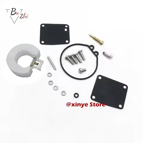 6G1-W0093 Carburetor Repair Kit gasket with float for Yamaha 2-Stroke 3 6 8 HP Outboard 6G1-W0093-00