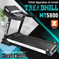 HTD Treadmill Elektrik Lipat Alat Olahraga Lari