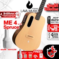 ส่งด่วนกทม.&amp;ปริ, Lava ME4 41" Spruce กีต้าร์โปร่งไฟฟ้า Lava ME 4 Spruce 41 นิ้ว Electric Acoustic Guitar ,ฟรีของแถม ,พร้อมSet Up&amp;QC ,ประกันศูนย์ ,แท้100% ,ผ่อน0% ,ส่งฟรี เต่าแดง Spruce 41