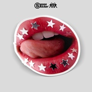 Kiss love lips Sticker | Aesthetic kisses stickers | Cute Stickers | Sticker pack | Waterproof stick