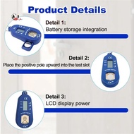 A10E-Button Battery Tester, Keychain Pocket Portable And Lightweight Battery Tester To Check Remaini