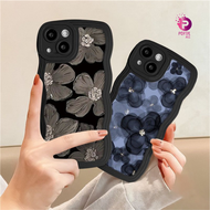 Portalacc Softcase gelombang motif floral paint karakter SS820 casing hp untuk XIAOMI REDMI A1 PLUS REDMI A2 PLUS 4A 5A 6A 8A PRO M2 9A 9C 10A 9T NOTE 11E 10C C40 12C NOTE 4X 5A PRIME NOTE 5 7 8 PRO NOTE 9 M3 PRO 10 11 PRO 12 PRO POCO X3 PRO X3 NFC M5 M4