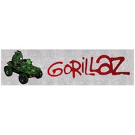 (Stiker Cermin Kereta)Windshield / Glass Sticker 16" x 4.5" Gorillaz