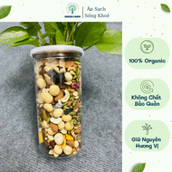 Ngũ Cốc Granola không yến mạch siêu hạt eat clean không đường Green Farm