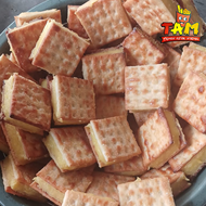 Kue Gabin isi Tape Singkong Cokelat Original (isi 6 pcs) / Biskuit Gabin Tape Dadakan - Tam Snack