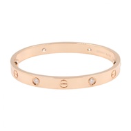[Used] Cartier Love Bracelet 4PD B6036016 Wrist size 14.5cm K18PG (Pink Gold) Diamond Love Bracelet 