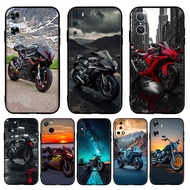 for Huawei Nova 2i 2 Lite 3 3i 4E 5i 5T 7 10 SE 8i Y61 Motorcycle DM Casing 5Y22 Black TPU Soft Sili