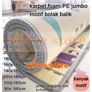 Jumbo PE foam carpet 240 200 180 160 140 120 100 80 | Reversible carpet | Thick carpet | Motif CARPE