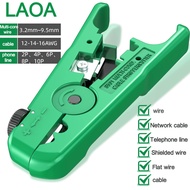 LAOA Multifunctional adjustable network cable stripper handheld network cable stripper cable strippi