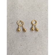 Toge pentol baby earrings 1/4 gram light gold