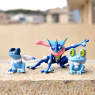 【Coke card toys】 Pokemon Movable Greninja Figurine Statue Toy Doll Ninja Frog Decoration Pet Elf