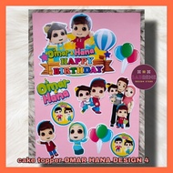 Cake Topper OMAR HANA DESIGN 4