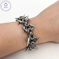 [JYO] Punk Grunge Ro Rivet Bracelet Cool Niche Bracelet Goth Charm Jewelry Hip Hop Accessories VN