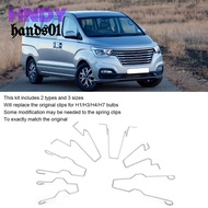 【HDS01】6Pcs For H1 H3 H4 H7 Metal Headlight Bulb Spring Clips Bracket  OE：5ZHSFULLKIT