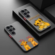 The Lion King Simba Nala Cover Matte Phone Case For Samsung Galaxy S10 S20 S21 S22 S23 S24 FE S25 PL