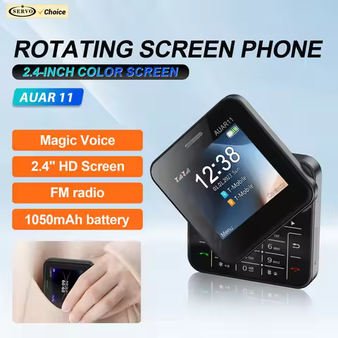 SERVO AUAR11 Slide Screen Mobile Phone Dual SIM Card Speed Dial Magic Voice FM Raido Flashlight 2G G