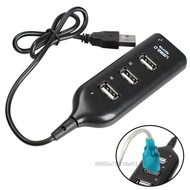 4 พอร์ต USB 2.0 การชาร์จฮับขนาดเล็กความเร็วสูงและซิงค์คุณ iPod Shuffle ไม่จำเป็นต้องติดตั้งไดรเวอร์ส