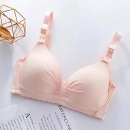 Women Nursing Maternity Breastfeeding Bra Cup B/C 34~42 Wireless Cotton Thin Sponge Nursing Bra #Bon