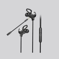 Rexus Earphone Gaming Me-6 / Me6 With Dual Microphone Free Splitter Terbaru Terlaris Terbaik