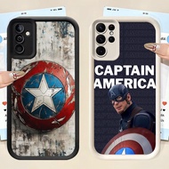 Casing hp For Samsung A55 A54 A05 M04 M15 M12 S25 S24 S21 FE Ultra DK-58 Captain America