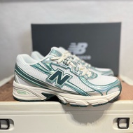 Genuine New Balance Nb 740 Gr2 “White/Green” U740Gr2 Men's Sneakers Women's Sneakers the Same Style 