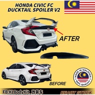 “ “ HONDA CIVIC FC DUCKTAIL V2 SPOILER 2015 2016 2017 2018 2019 2020
