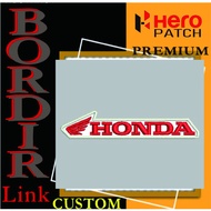 HONDA LOGO LONG PATCH EMBROIDERY LOGO/ EMBLEM | HP-102