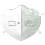 3M™ 9502+ N95 KN95 摺疊式即棄口罩 - 一盒裝(50個) | 獨立包裝 | 下巴處無焊縫設計 | 呼吸阻力小 | 香港行貨