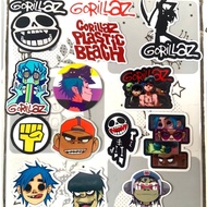 Gorillaz Band Stickers 14PCS | Glossy Vinyl + Lamination | Waterproof & Strong Adhesive Power