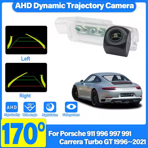 Reverse Camera For Porsche 911 996 997 991 Carrera Turbo GT 1996~2021 Rear View Parking Camera Night