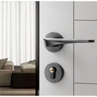 M06 split lock, lever lock (1 screw head, 2 key heads) in Yellow-Black