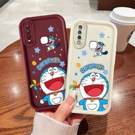 Cartoon Windmill Doraemon Phone Case For VIVO Y17 Y11 Y15 Y12 Y12i Y3S 1901 1902 1904 Y17S Y16 Y15S 