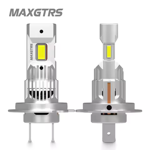 MAXGTRS 2Pcs 28000LM H7 LED Headlight Canbus No Error with Fan Super Bright Headlamp for Golf 7 Bmw 