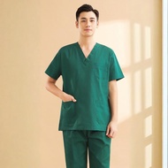 Scrub Suit Medical Doctors Medical Surgical Set Nurse Uniform Women Man