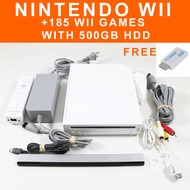 Nintendo Wii Console Machine Mesin White mod/jailbreak (Original) + 320GB HDD FULL GAME(180++ Games)