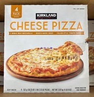 美兒小舖COSTCO好市多代購～KIRKLAND 冷凍起司比薩披薩(517gx4入)