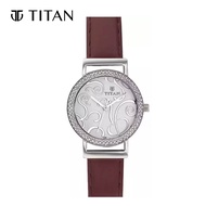 Titan Women's Purple Swarovski Crystal Watch 9771SL01