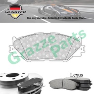 Münster Disc Brake Pad Front for Lexus IS250 GSE20 XE20 2.5 2005-2013 4GR-FSE
