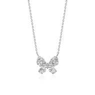 Glintz Papillon Necklace สร้อยคอเงินแท้ รูปผีเสื้อ ฝังด้วยพลอย cz.