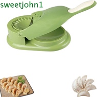 SWEETJOHN Dumpling Maker Mould, Manual Safety 2 in 1 Dumpling Maker, Durable Efficient Easy To Use Portable Ravioli Making Tool Restaurants