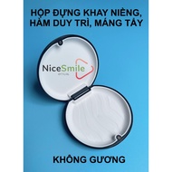 NO MIRROR - Invisalign, Zenyum, Leetray Transparent Braces Tray Case,... Eraser tray box, Retainer J