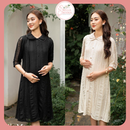 Váy Bầu Công Sở Sang Trọng SALE SỐC Chất Liệu Ren 3D Đủ Size Cho Mẹ Bầu Và Sau SinhTừ 47-85kg BELLA