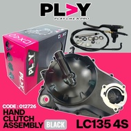 PLAY BLACK YAMAHA LC135 4S V1- V8 135LC LC4S HAND CLUTCH CLUTCH CASE SET ENGINE COVER MODIFY CLUTCH 