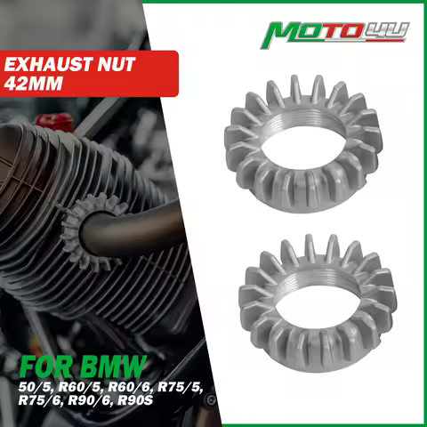 MOTO4U For BMW 50/5 R60/5 R60/6 R75/5 R75/6 R90/6 R90S 2PS Cafe Racer Motorcycle Exhaust Pipe Nut R 