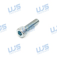 Bolt L M8x30 Bolt 12 Key L6 White Galvanized 8x30 8mm M8