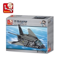 [Toy Brothers Sisters] Little Luban Building Blocks F117 Invisible Bomber Air Force Apache Gift