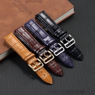 16/17/18/19/20/21/22mm Genuine Leather Strap With Bamboo Pattern Quick Release H-Buckle Band For Sma