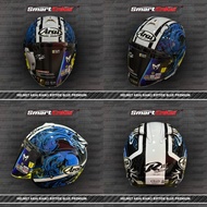 HELMET ARAI RAM3 RIPTIDE BLUE PREMIUM